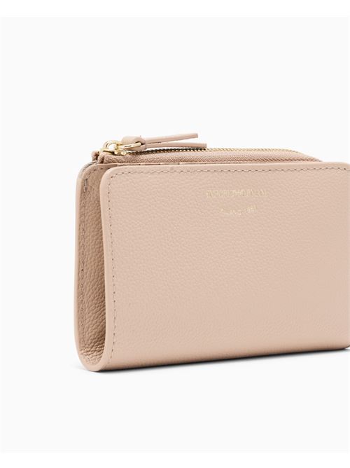 Portafoglio bifold in pelle stampa cervo Emporio Armani | EW000369 AF19568.U1050